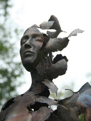 Richard van der Koppel - Enlightenment XIII (Hoofd)(Bronze)